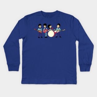 The  Cartoon Band Kids Long Sleeve T-Shirt